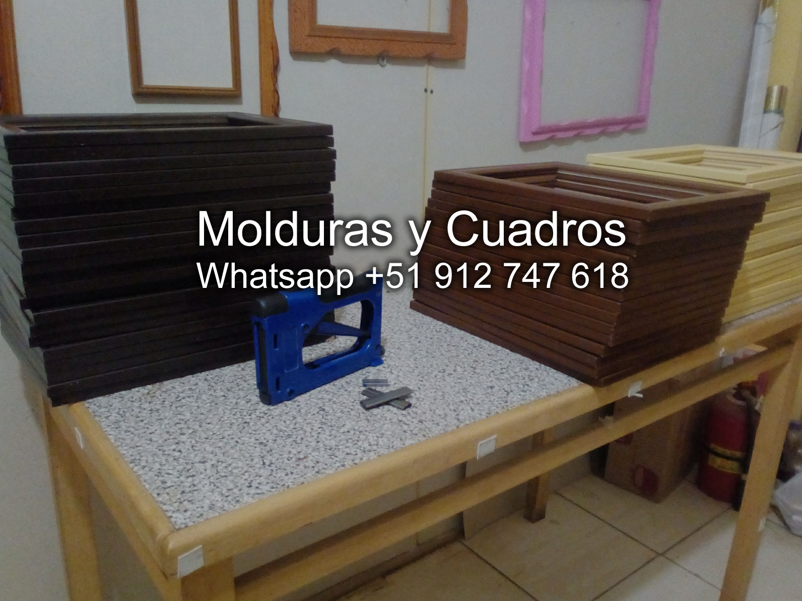 moldura palmera para cuadro 